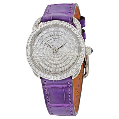 diamond Hermes watch